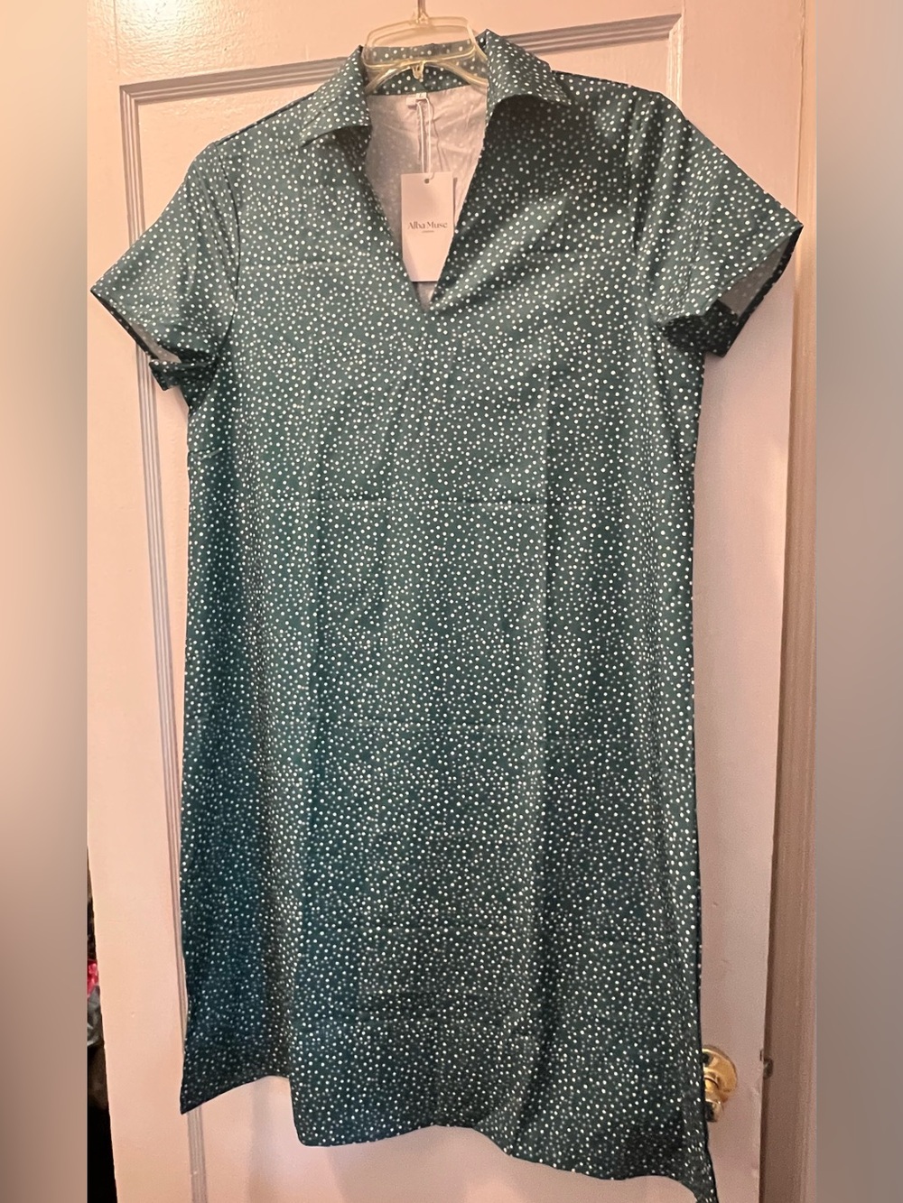 NWT Green Polka Dot Dress